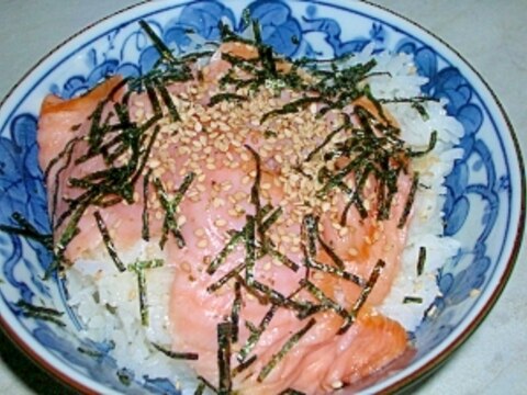 レンジで簡単♪鮭ご飯